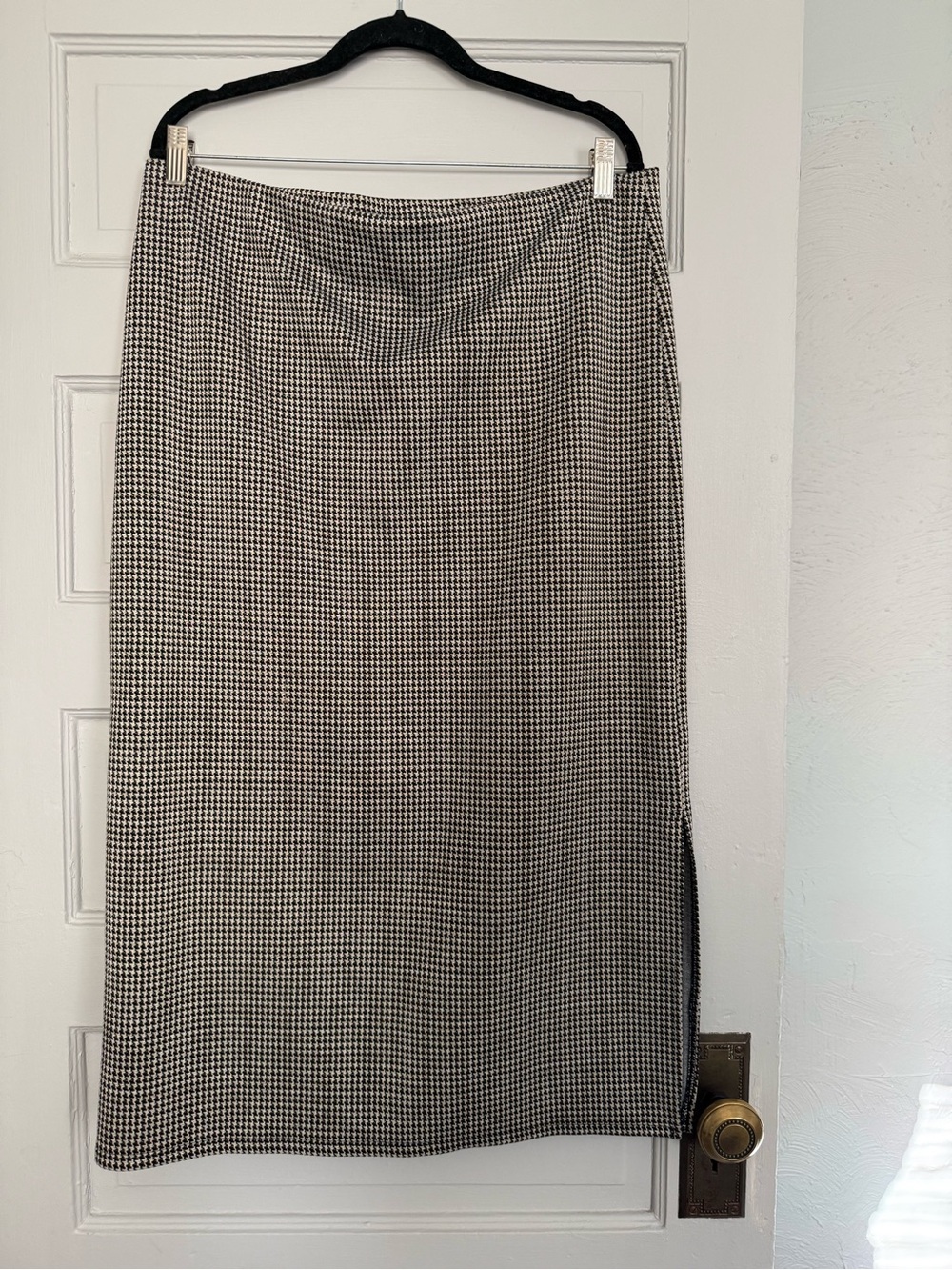 Ann Taylor Loft Houndstooth Pencil Skirt Size XL